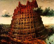 BRUEGEL, Pieter the Elder The  Little  Tower of Babel Spain oil painting artist